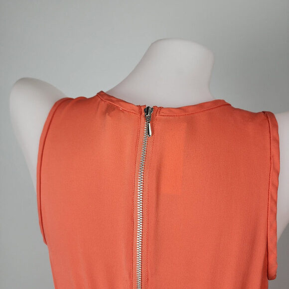 Babaton Aritzia Coral Silk Mini Dress Size XXS - Picture 9 of 11